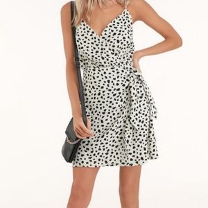 Lulus Moon River Leopard Dress